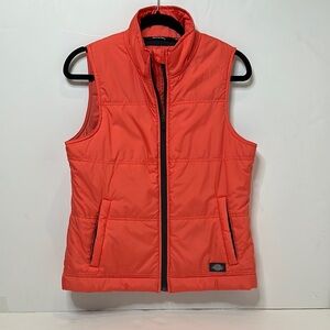 Dickies Red Puffer Vest
